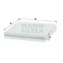 MANN-FILTER CU 2435 Innenraumluftfilter