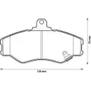 JURID 572411J Scheibenbremsbelag VA HYUNDAI