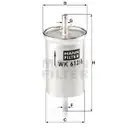 MANN-FILTER WK 612/6 Kraftstoffilter