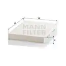 MANN-FILTER CU 2842 Innenraumluftfilter