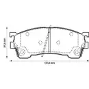 JURID 572325J Scheibenbremsbelag VA MAZDA