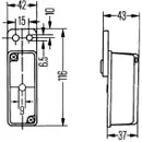HELLA 2XS 005 020-011 Umrissl. Halogen