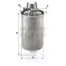MANN-FILTER WK 829 Kraftstoffilter