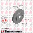 Zimmermann 370.3070.20 Bremsscheiben 2 Stück MAZDA