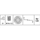 HELLA 6ZL 003 259-741 Oeldruckschalter, 0,5 bar