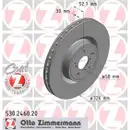 Zimmermann 530.2460.20 Bremsscheiben 2 Stück SUBARU