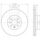 Original Textar Bremsenset Bremsscheiben Ø280 belüftet 4-Loch Beläge vorn Opel M