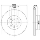 Original Textar Bremsenset Bremsscheiben Ø280 belüftet 4-Loch Beläge vorn Opel M
