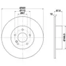 Textar Bremsenset Bremsscheiben Ø300 voll Beläge WK hinten Mercedes C-Klasse