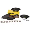 Textar Bremsenset Bremsscheiben 257 mm belüftet Bremsbeläge vorn Corsa D