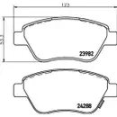 Textar Bremsenset Bremsscheiben 257 mm belüftet Bremsbeläge vorn Corsa D