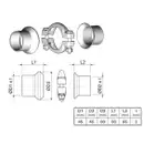 ERNST 463010 Reparatur-Set I Dm. 45mm