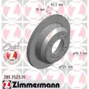 Zimmermann 285.3523.20 Bremsscheiben 2 Stück HYUNDAI