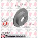 Zimmermann 380.2110.20 Bremsscheiben 2 Stück MITSUBISHI