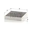 MANN-FILTER CUK 26 010 Innenraumluftfilter