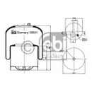FEBI BILSTEIN 35691 Luftfederbalg