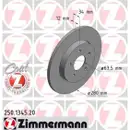 Zimmermann 250.1345.20 Bremsscheiben 2 Stück FORD