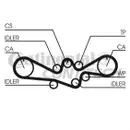 CONTINENTAL CTAM CT1050 Zahnriemen