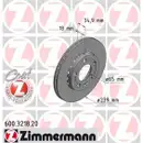 Zimmermann 600.3218.20 Bremsscheiben 2 Stück SKODA