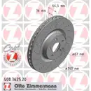 Zimmermann 400.3625.20 Bremsscheiben 2 Stück MERCEDES-BENZ