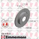Zimmermann 370.3078.20 Bremsscheiben 2 Stück MAZDA