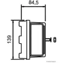 HERTH+BUSS ELPARTS 83840588 Heckleuchte L
