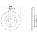 TEXTAR 92096203 Bremsscheiben 2 Stück FORD