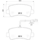 Original Textar Bremsenset Bremsscheiben Ø305 voll Bremsbeläge hinten Opel Renau