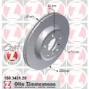 Zimmermann 150.3431.20 Bremsscheiben 2 Stück BMW