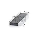 MANN-FILTER CUK 4436 Innenraumluftfilter