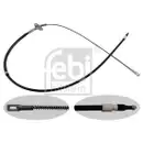 FEBI BILSTEIN 10594 Handbremsseil für MERCEDES-BENZ