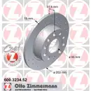 Zimmermann 600.3234.52 Bremsscheiben 2 Stück VW