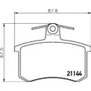 Original Textar Bremsenset Scheiben Ø245 voll Beläge hinten Audi 100 A6 Avant