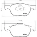 Original Textar Bremsenset Scheiben Ø300 belüftet Beläge vorn Mazda 3 5 Baujahr
