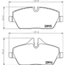 Textar Bremsenset Scheiben Ø280 belüftet Beläge WK vorn Mini Clubman Cabriolet