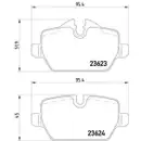 Textar Bremsenset Bremsscheiben Ø280 voll Bremsbeläge WK hinten BMW 1er