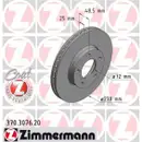 Zimmermann 370.3076.20 Bremsscheiben 2 Stück MAZDA