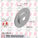 Zimmermann 405.4100.20 Bremsscheiben 2 Stück SMART