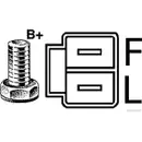 HERTH+BUSS ELPARTS 32100508 Generator 14V 110A für OPEL