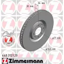 Zimmermann 440.3127.20 Bremsscheiben 2 Stück CITROËN