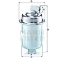 MANN-FILTER WK 614/44 Kraftstoffilter