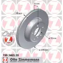 Zimmermann 150.3465.20 Bremsscheiben 2 Stück BMW