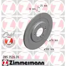 Zimmermann 285.3526.20 Bremsscheiben 2 Stück HYUNDAI