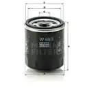 MANN-FILTER W 68/3 Oelfilter