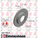 Zimmermann 610.1198.20 Bremsscheiben 2 Stück VOLVO