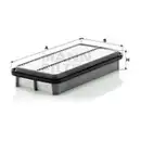 MANN-FILTER C 3136 Luftfilter