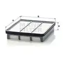 MANN-FILTER C 2542 Luftfilter