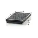 MANN-FILTER CUK 3020 Innenraumluftfilter