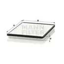 MANN-FILTER CU 2530 Innenraumluftfilter