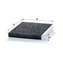 MANN-FILTER CUK 2422 Innenraumluftfilter